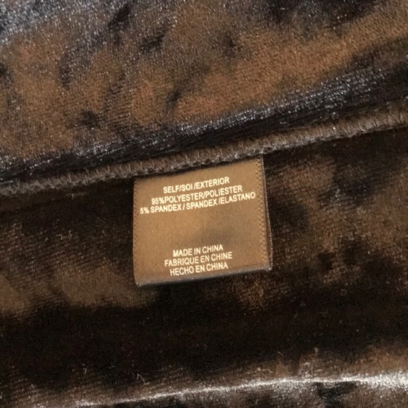 NWOT Rare Black Full Length Long Velvet Felt Robe Shacket Jacket with Tie - Picture 7 of 9